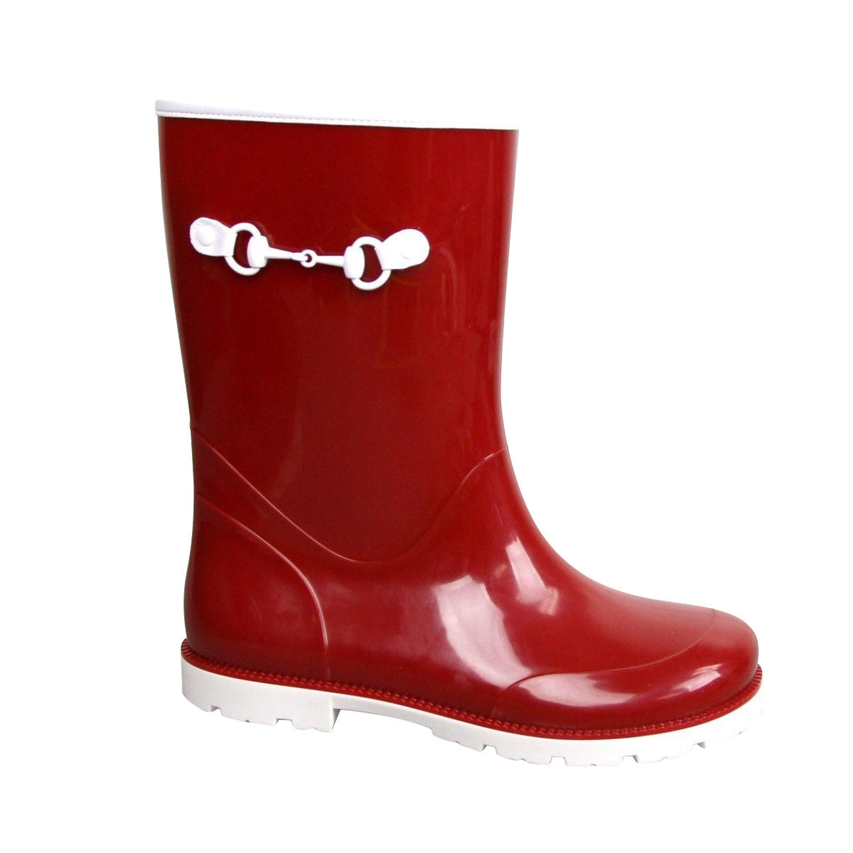 Gucci Kids Rain Boot With Horsebit