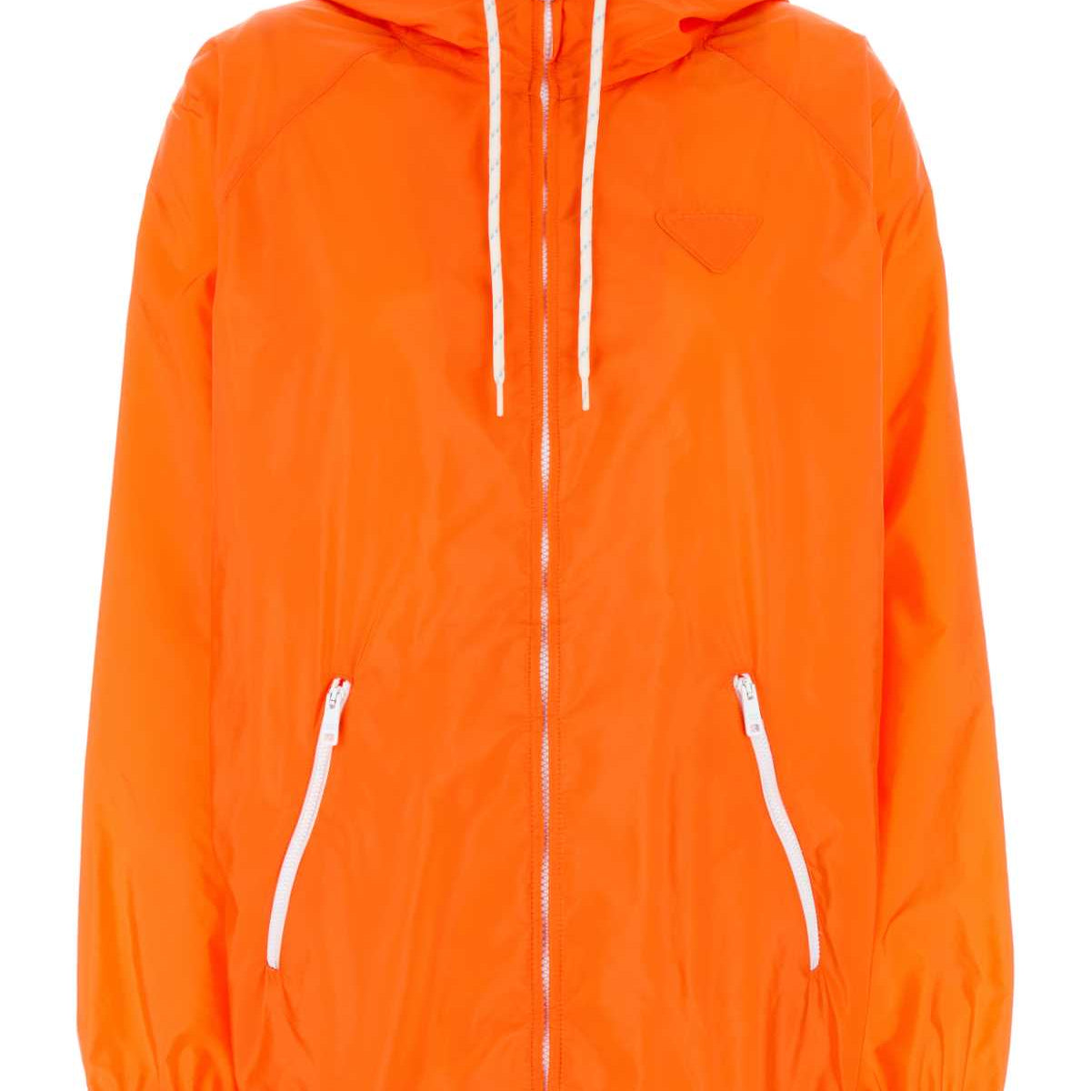 PRADA Recycled Nylon Windbreaker Blouson for Women