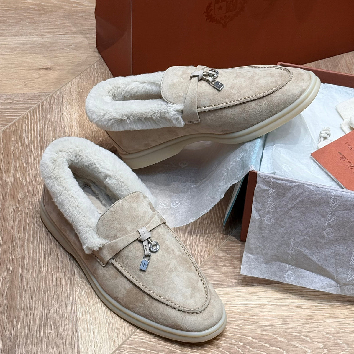 LORO P SUMMER CHARMS LOAFERS
