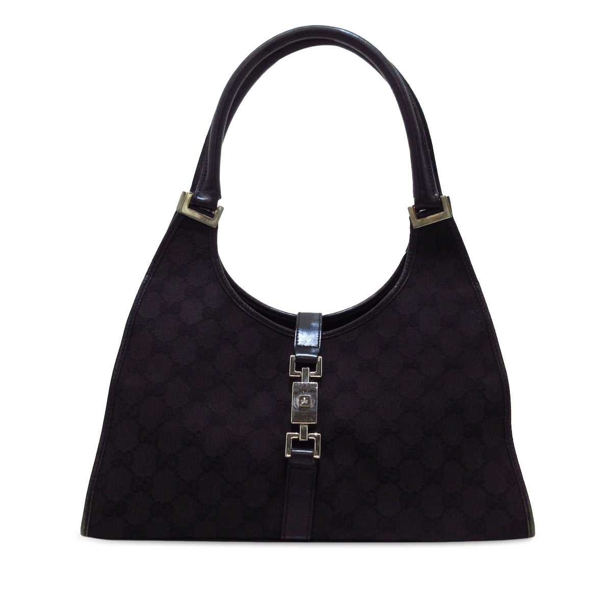 GUCCI GG Canvas Jackie Bardot Shoulder Bag
