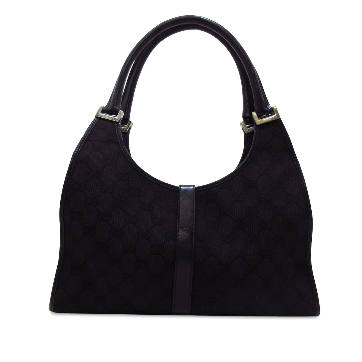 GUCCI GG Canvas Jackie Bardot Shoulder Bag
