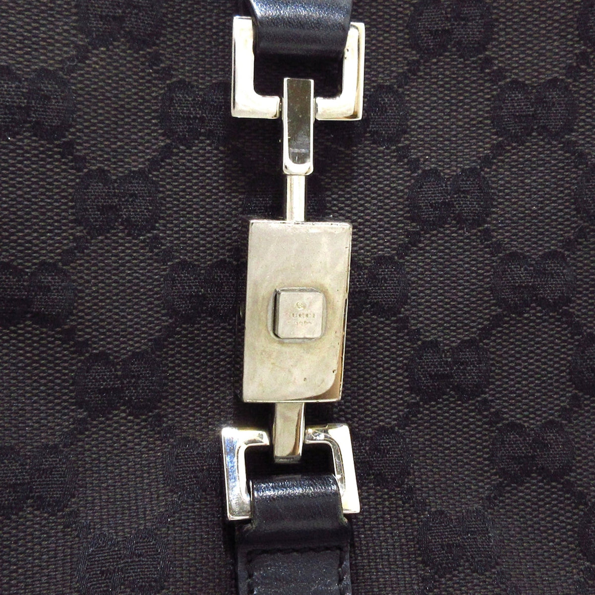GUCCI GG Canvas Jackie Bardot Shoulder Bag