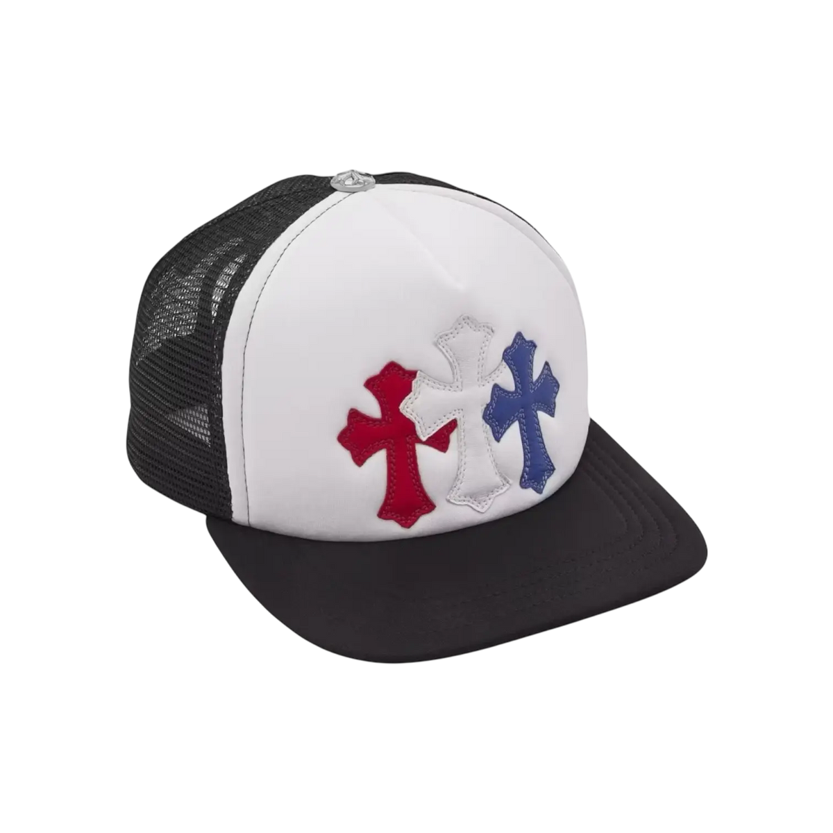 Chrome Hearts Trucker Hat Red / White / Blue