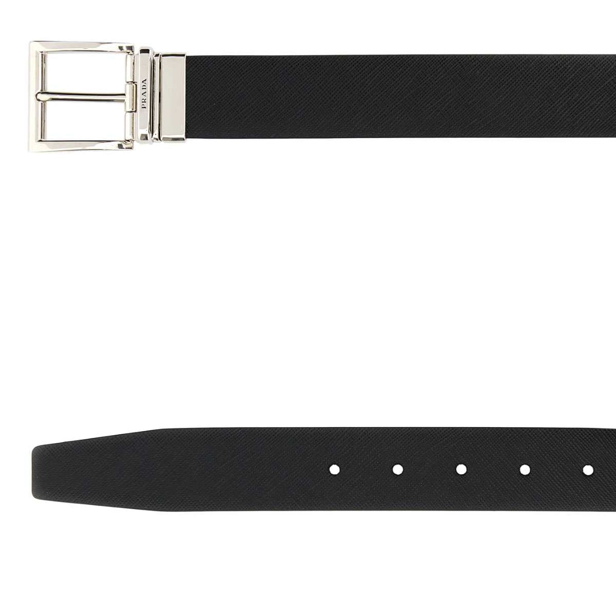 PRADA Reversible Leather Belt for Men