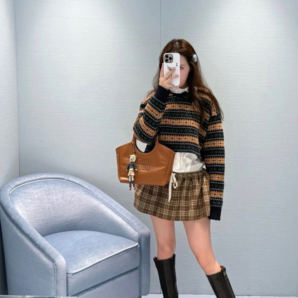 MIU M CROP JUMPER