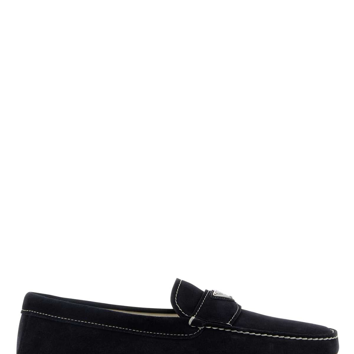 PRADA Classic Suede Loafers for Men