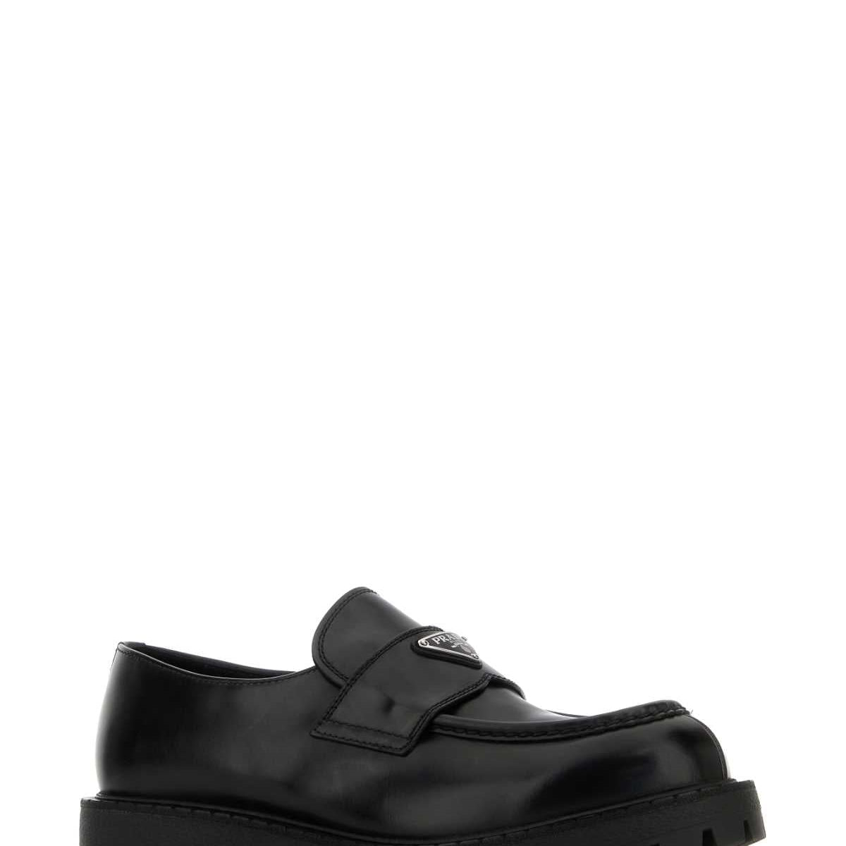PRADA Sophisticated Leather Loafers for Men - FW25 Edition