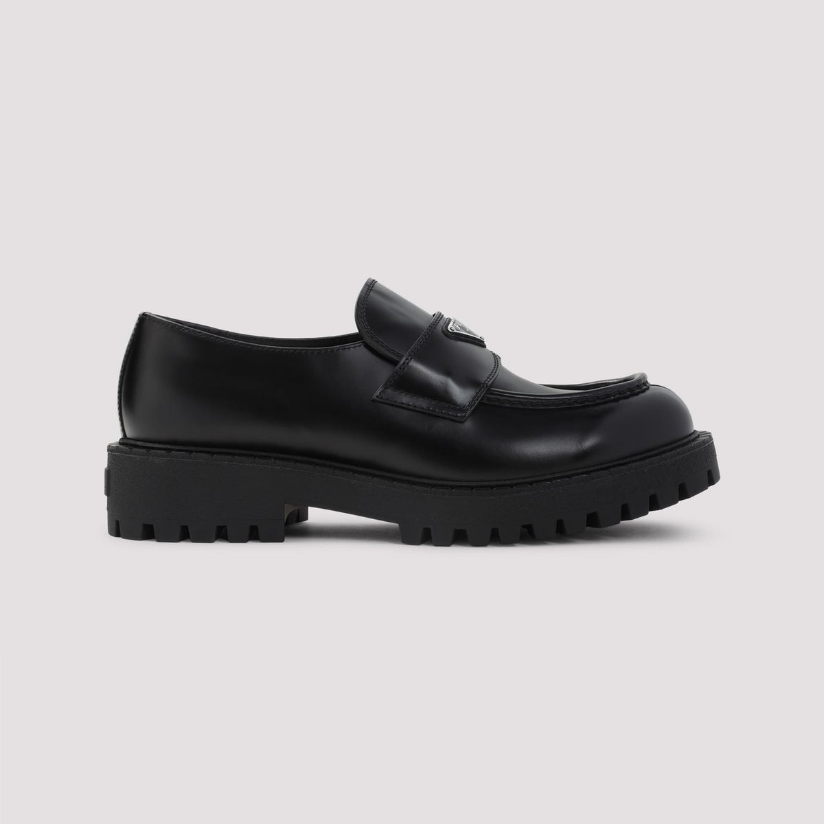 PRADA Sophisticated Leather Loafers for Men - FW25 Edition