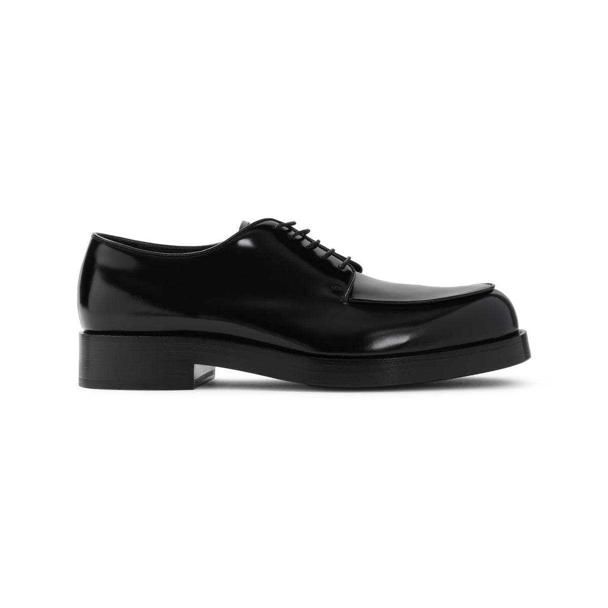PRADA Men's Premium Leather Lace-Up Shoes - SS25 Collection