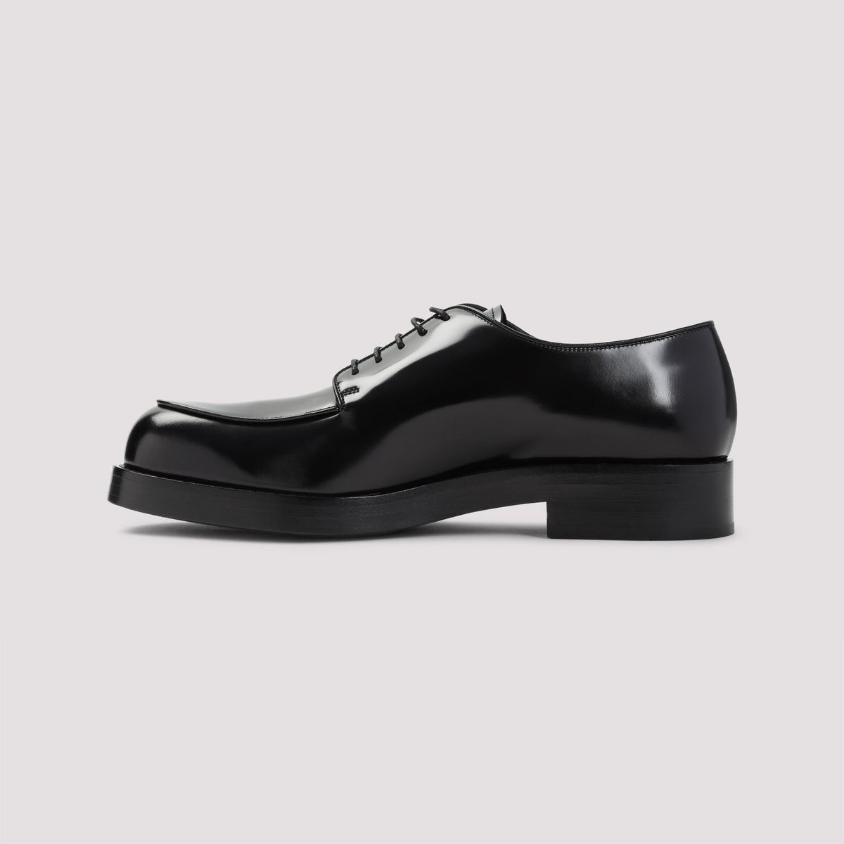 PRADA Men's Premium Leather Lace-Up Shoes - SS25 Collection