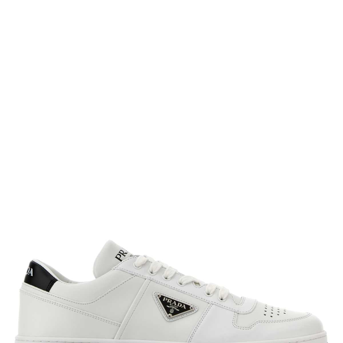 PRADA Downtown Leather Sneakers for Men