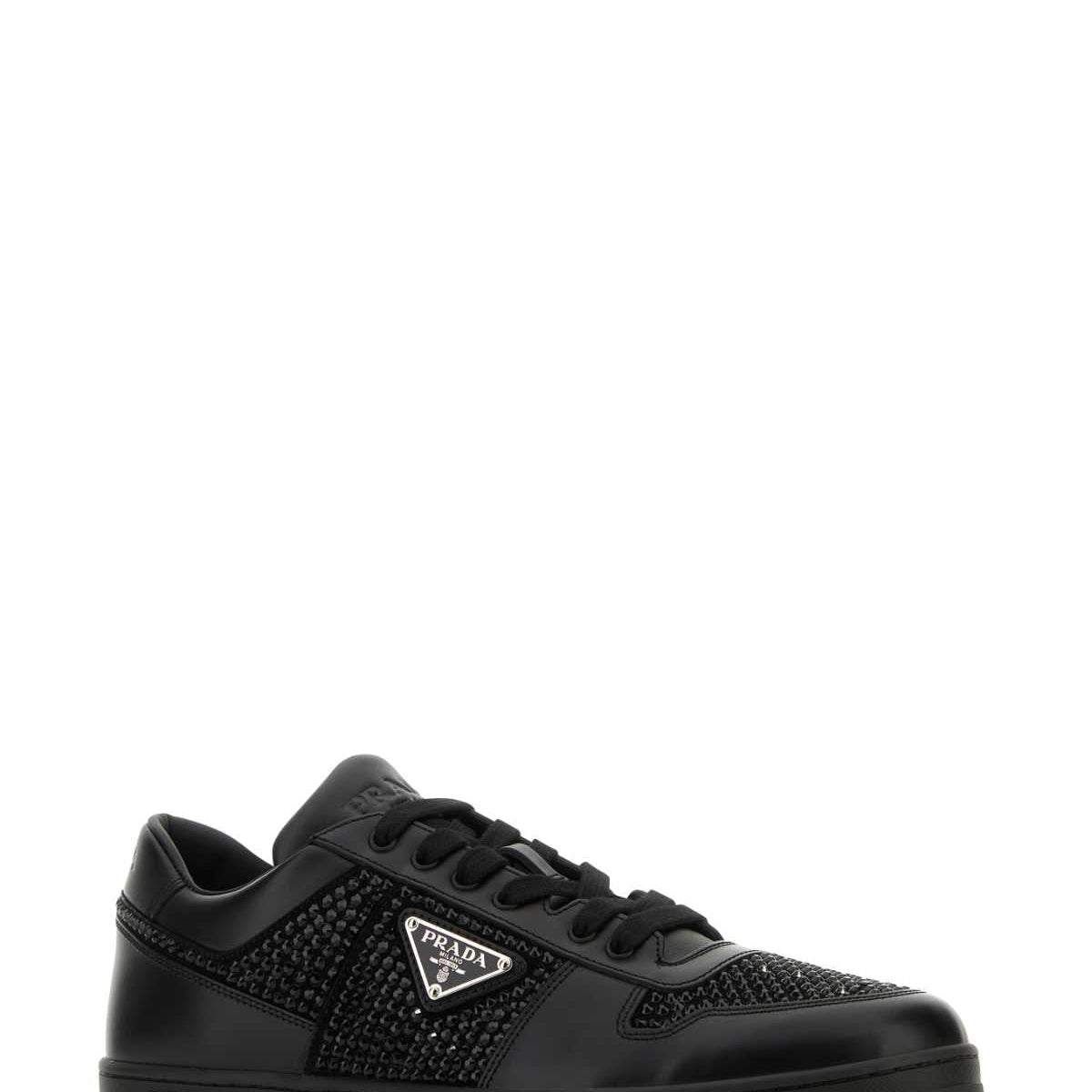 PRADA Classic Leather Sneakers for Men