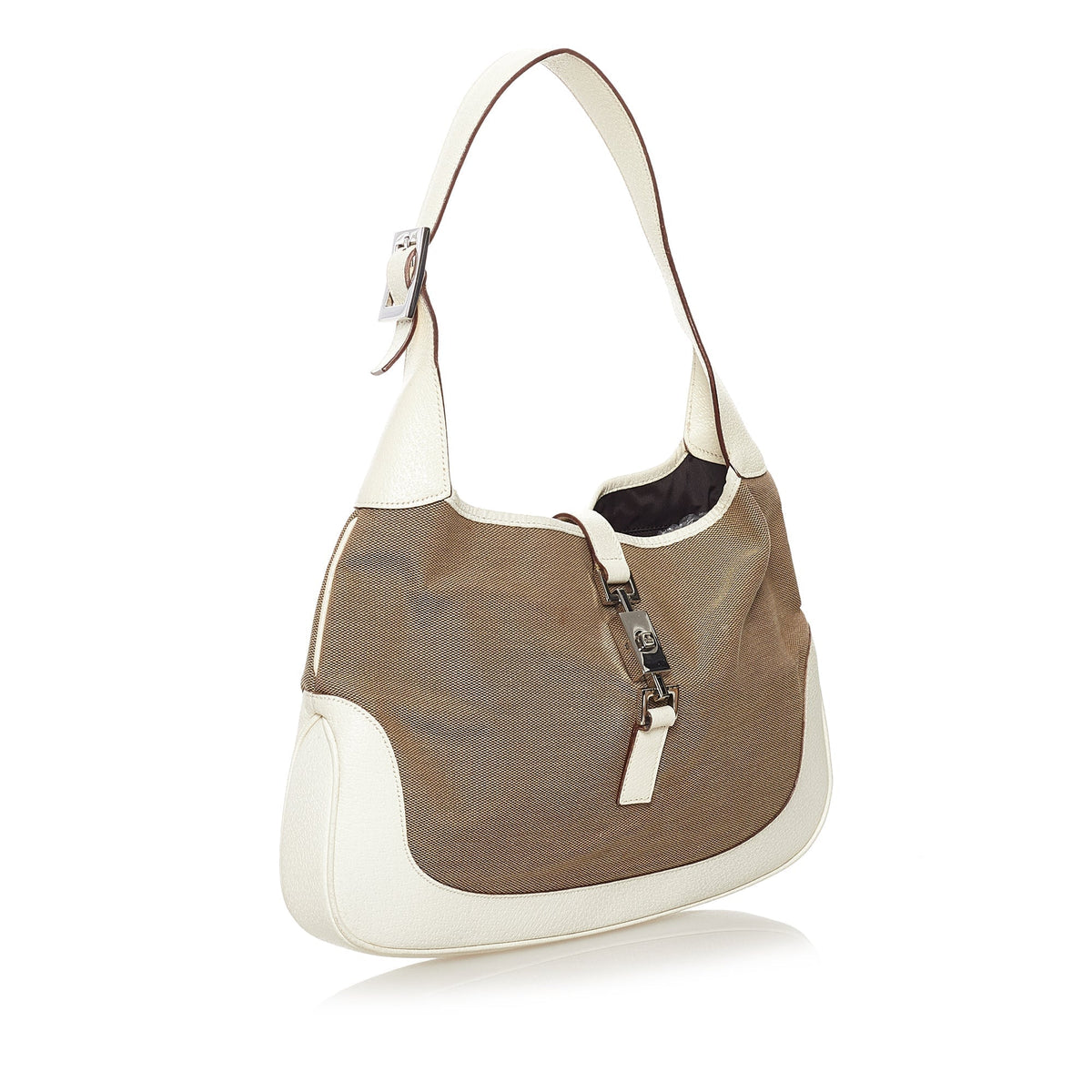 Gucci Jackie Canvas Shoulder Bag