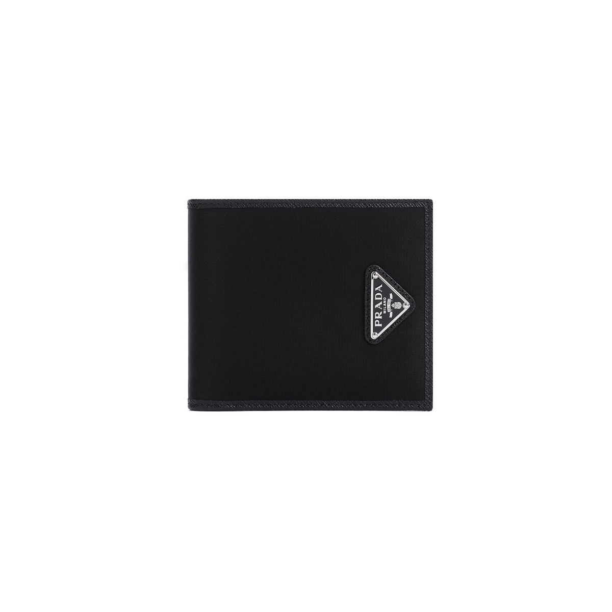 PRADA Mini Fabric and Leather Wallet