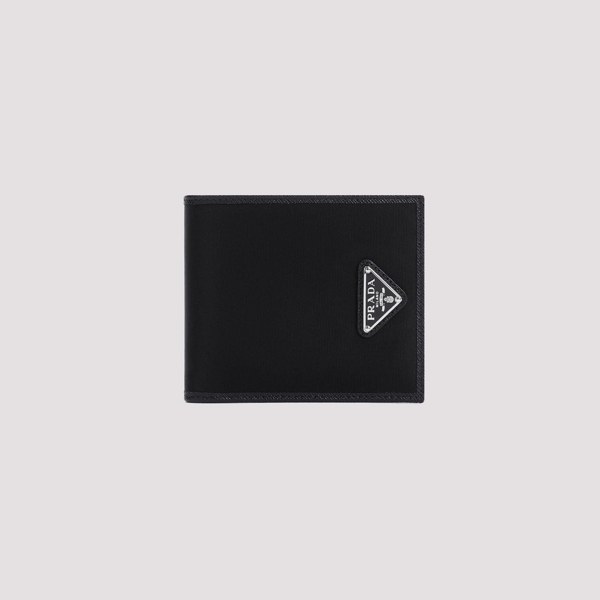 PRADA Mini Fabric and Leather Wallet
