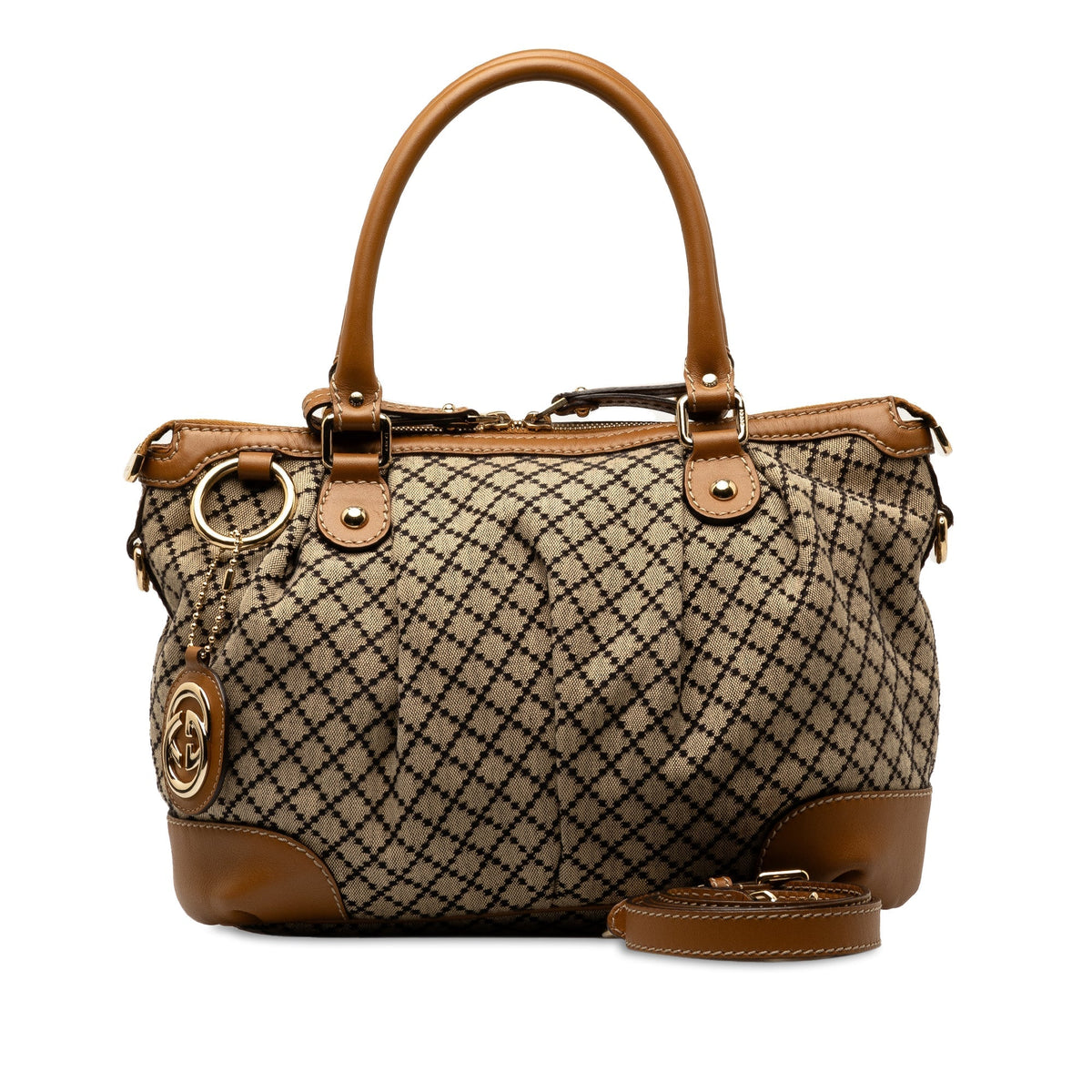 GUCCI Diamante Sukey Satchel