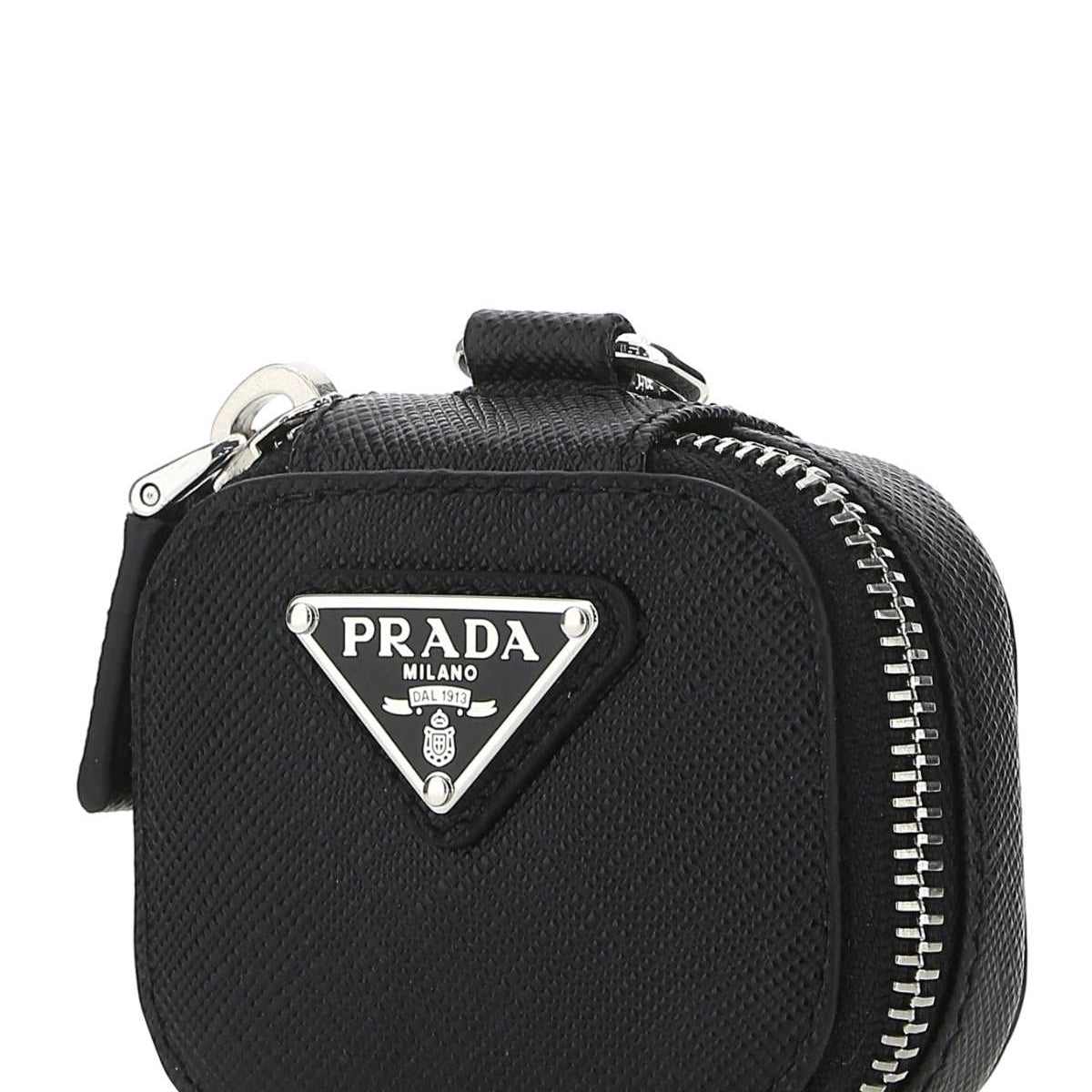 PRADA Leather AirPods Case - Men's Mini Accessory