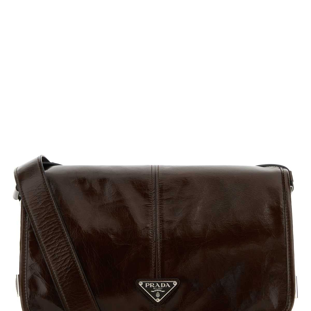 PRADA Men's Mini Leather Handbag