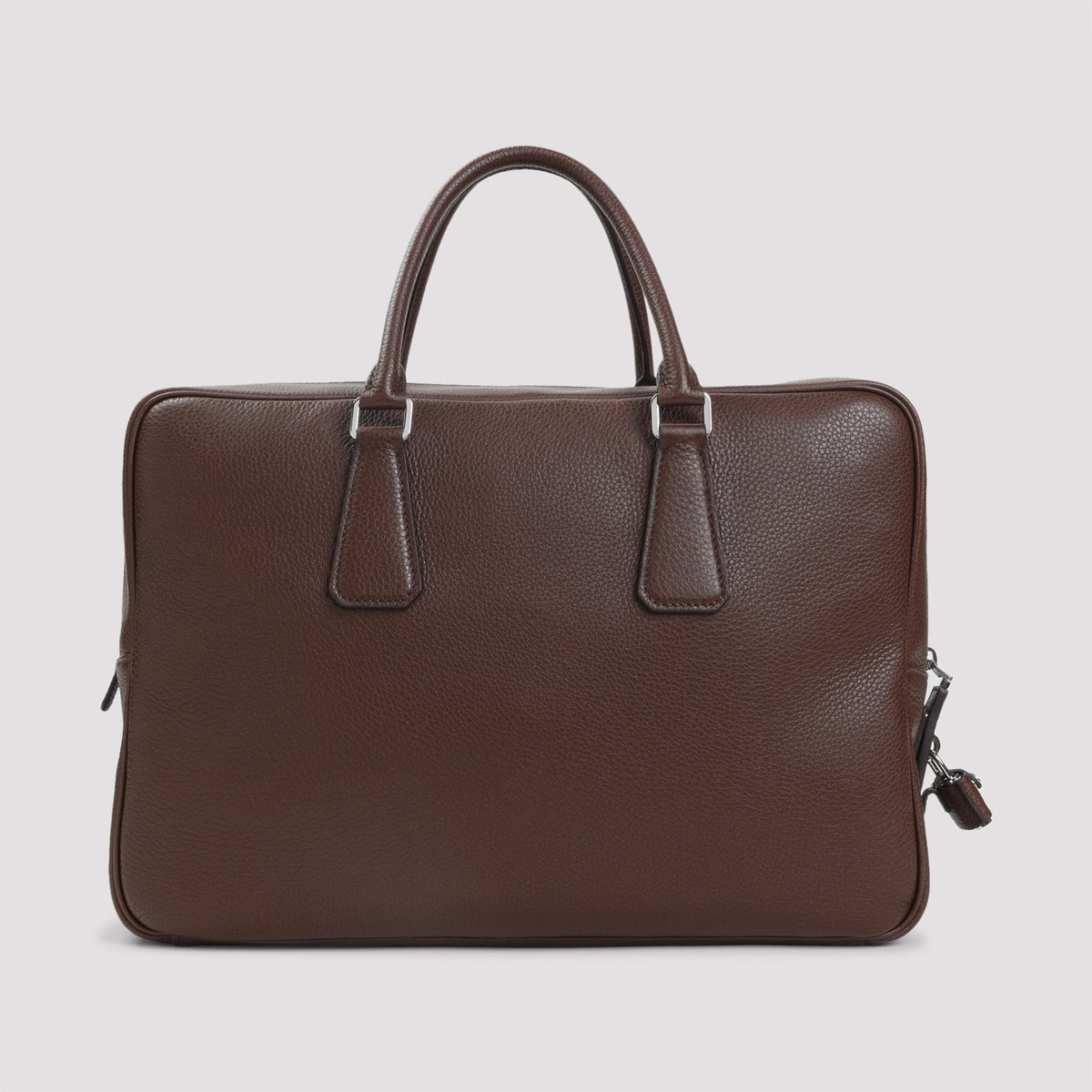 PRADA Grained Leather Tote Handbag - 40cm x 28cm x 13cm
