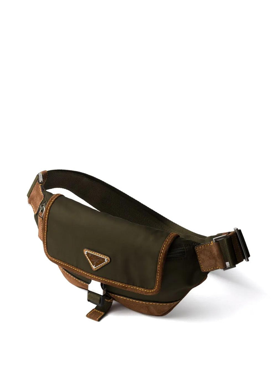 PRADA Mini Soft Fabric Messenger Bag