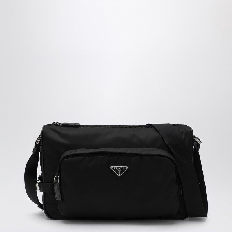 PRADA Large Crossbody Handbag in Re-Nylon and Saffiano