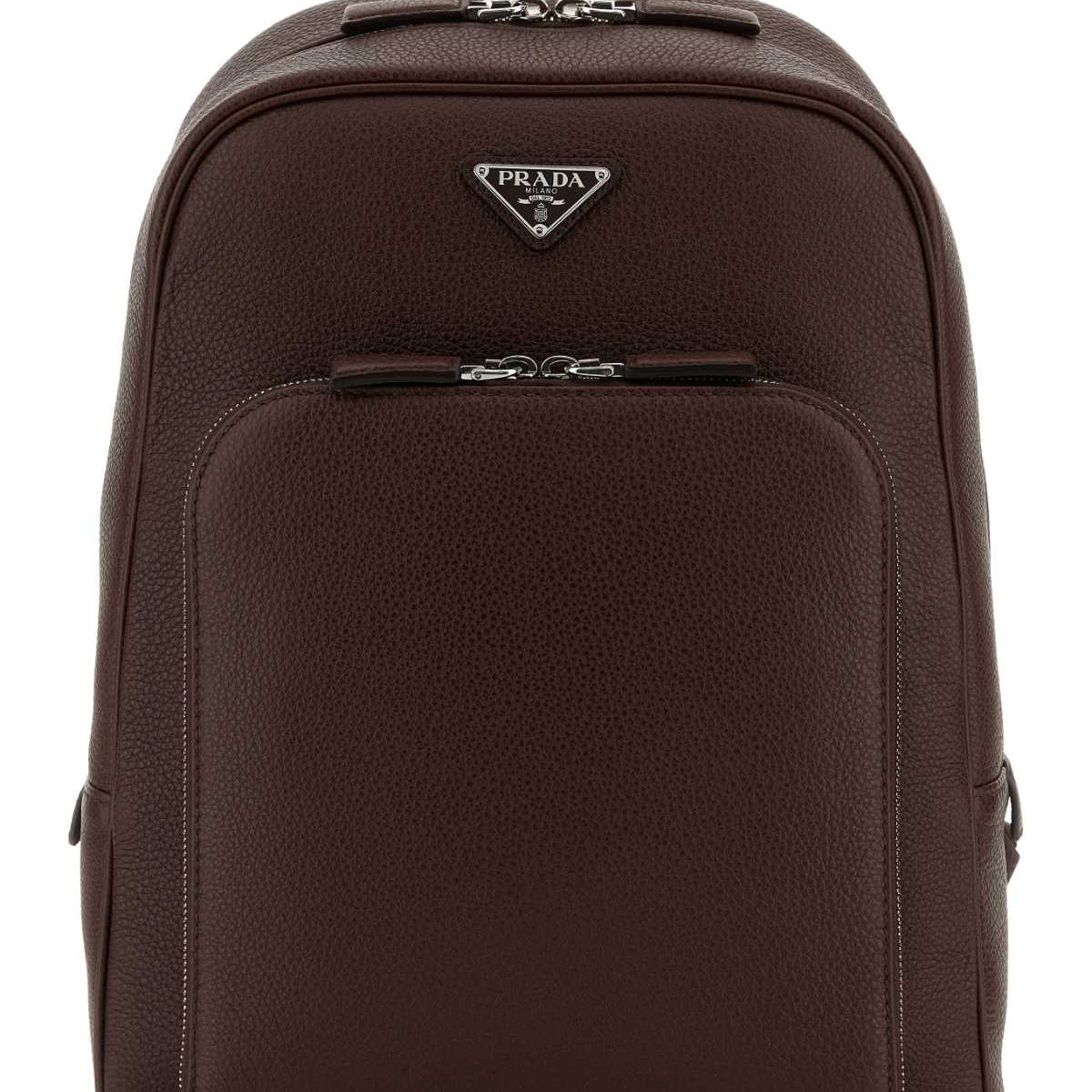 PRADA Leather Mini Backpack for Men