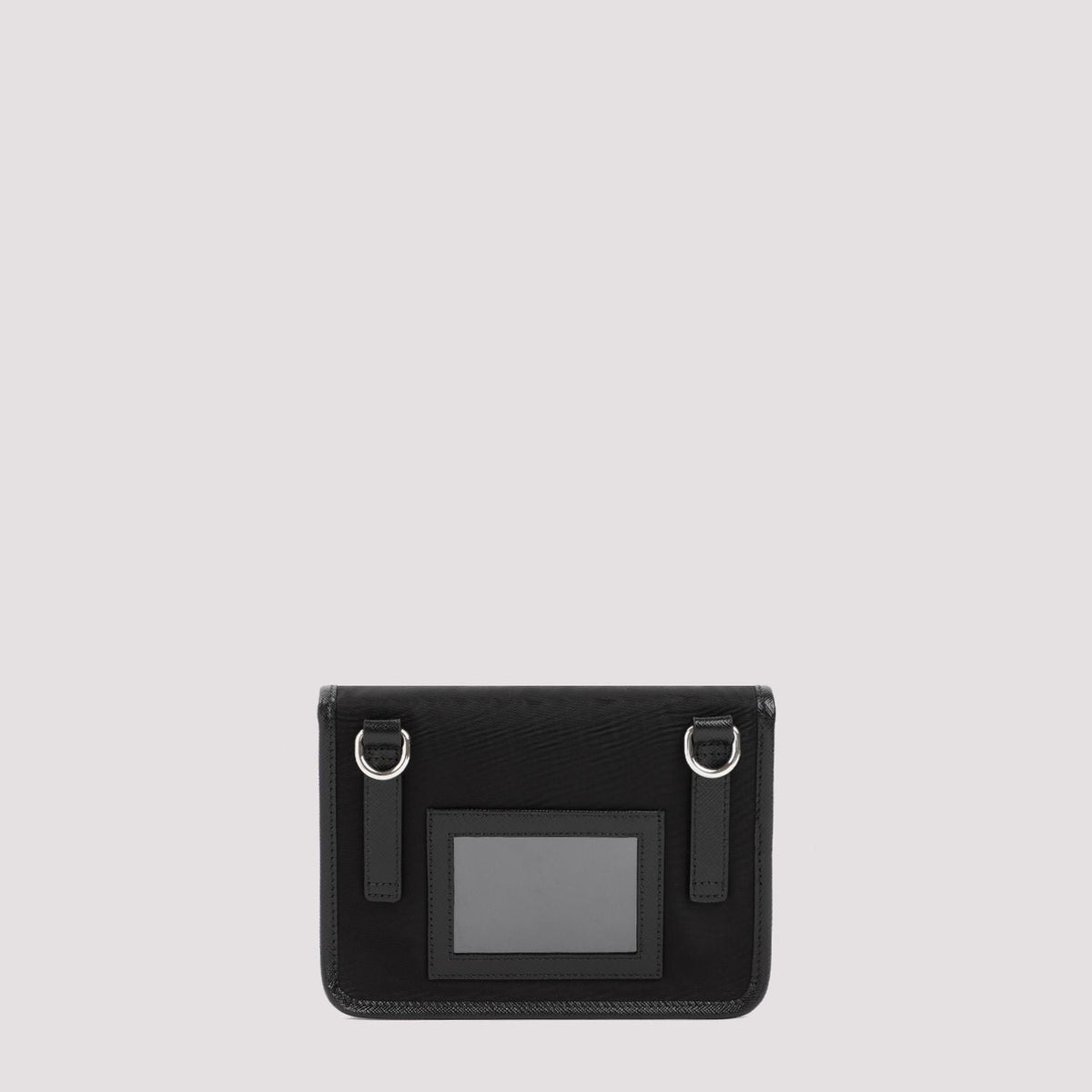 PRADA Mini Phone Holder with Enamelled-Metal Logo