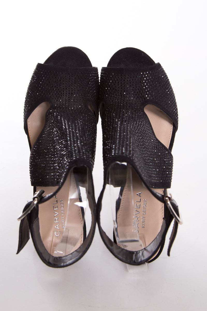 Carvela Black Heels SZ 40