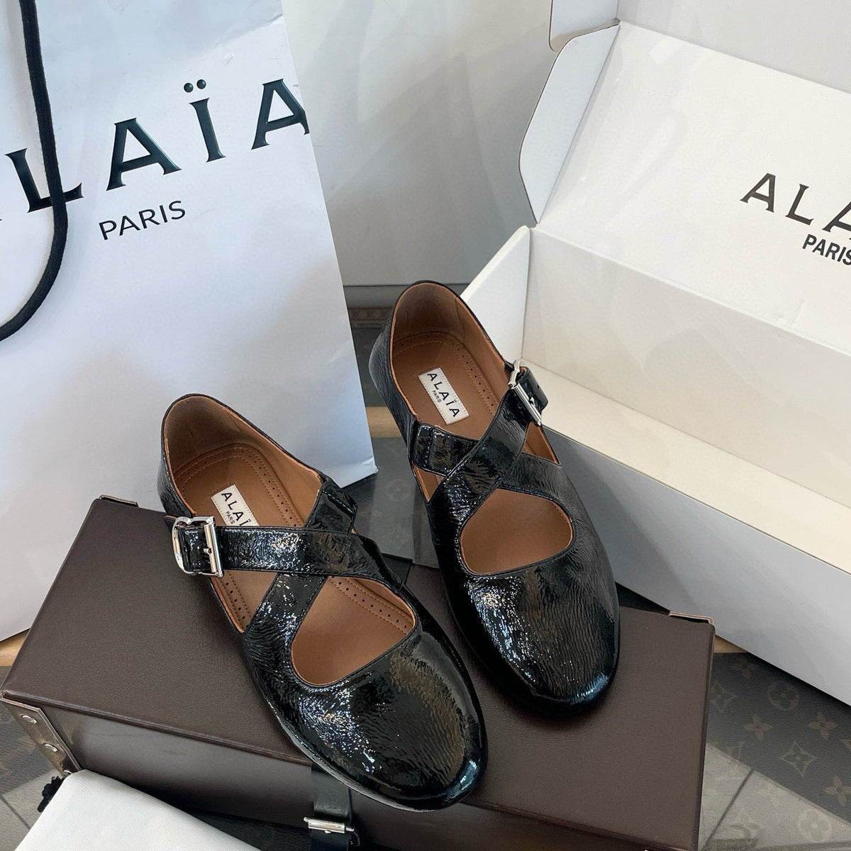 ALAIA BALLET FLATS