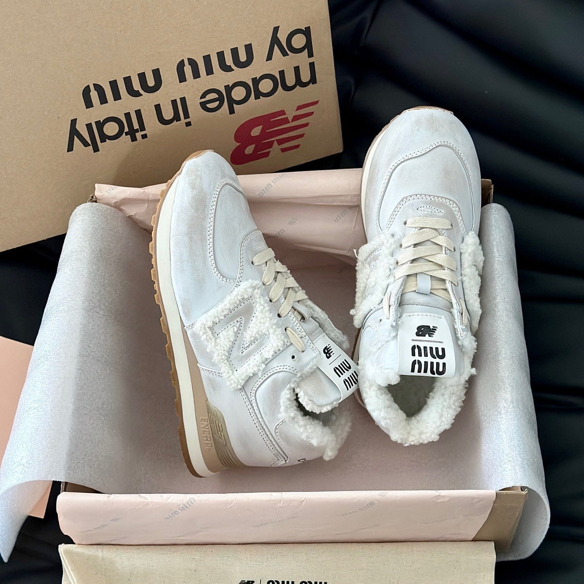 MIU M x NEW BALANCE TRAINERS