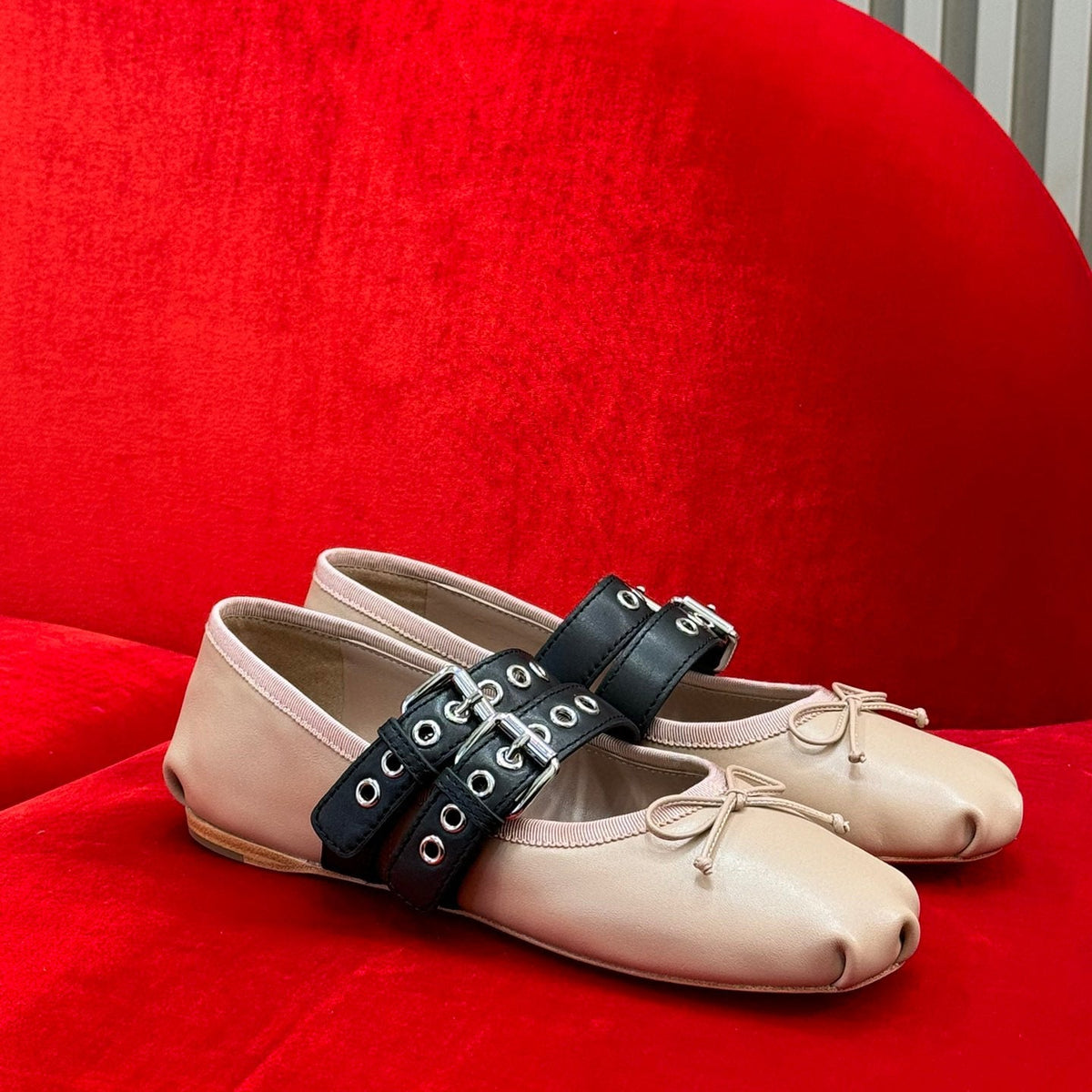 MIU M BALLERINA FLATS
