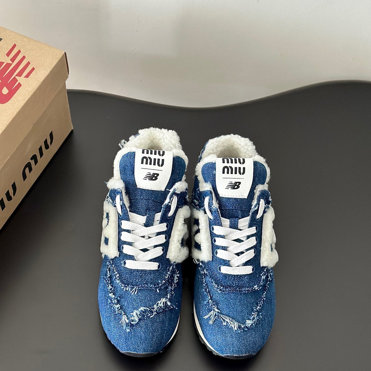 MIU M x NEW BALANCE TRAINERS