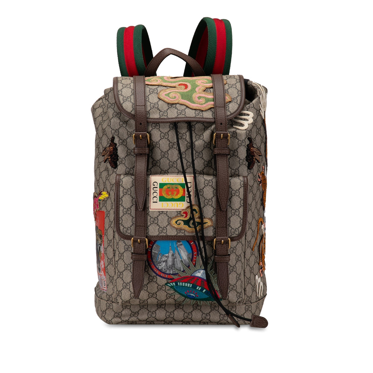 GUCCI GG Supreme Courrier Backpack