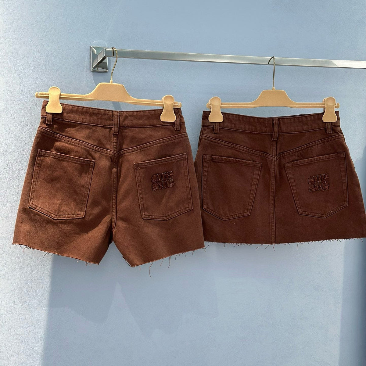 MIU M DENIM SKIRT