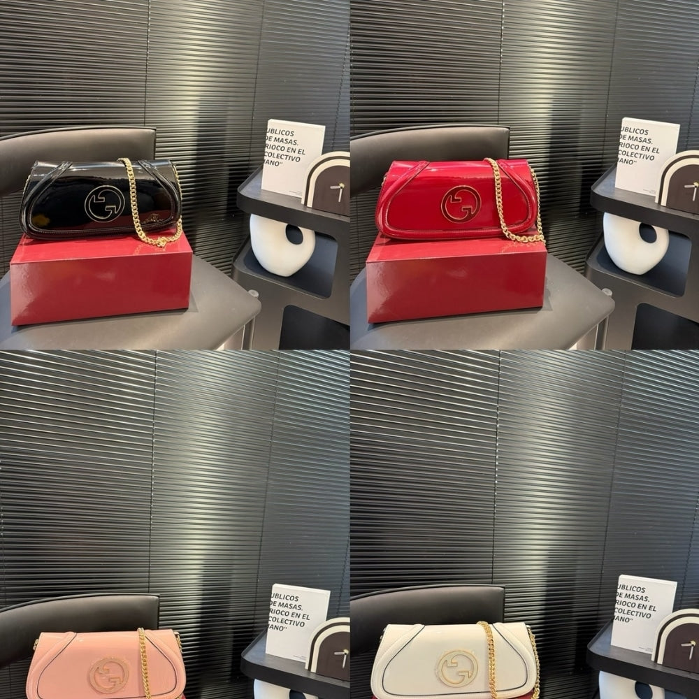 GG BLONDIE SMALL SHOULDER BAG BLACK 29CM 814952 AAEEY 1000