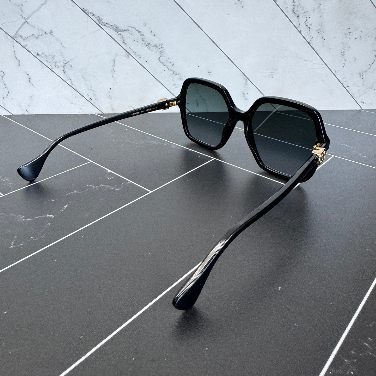 Gucci Black & Gold GG Sunglasses