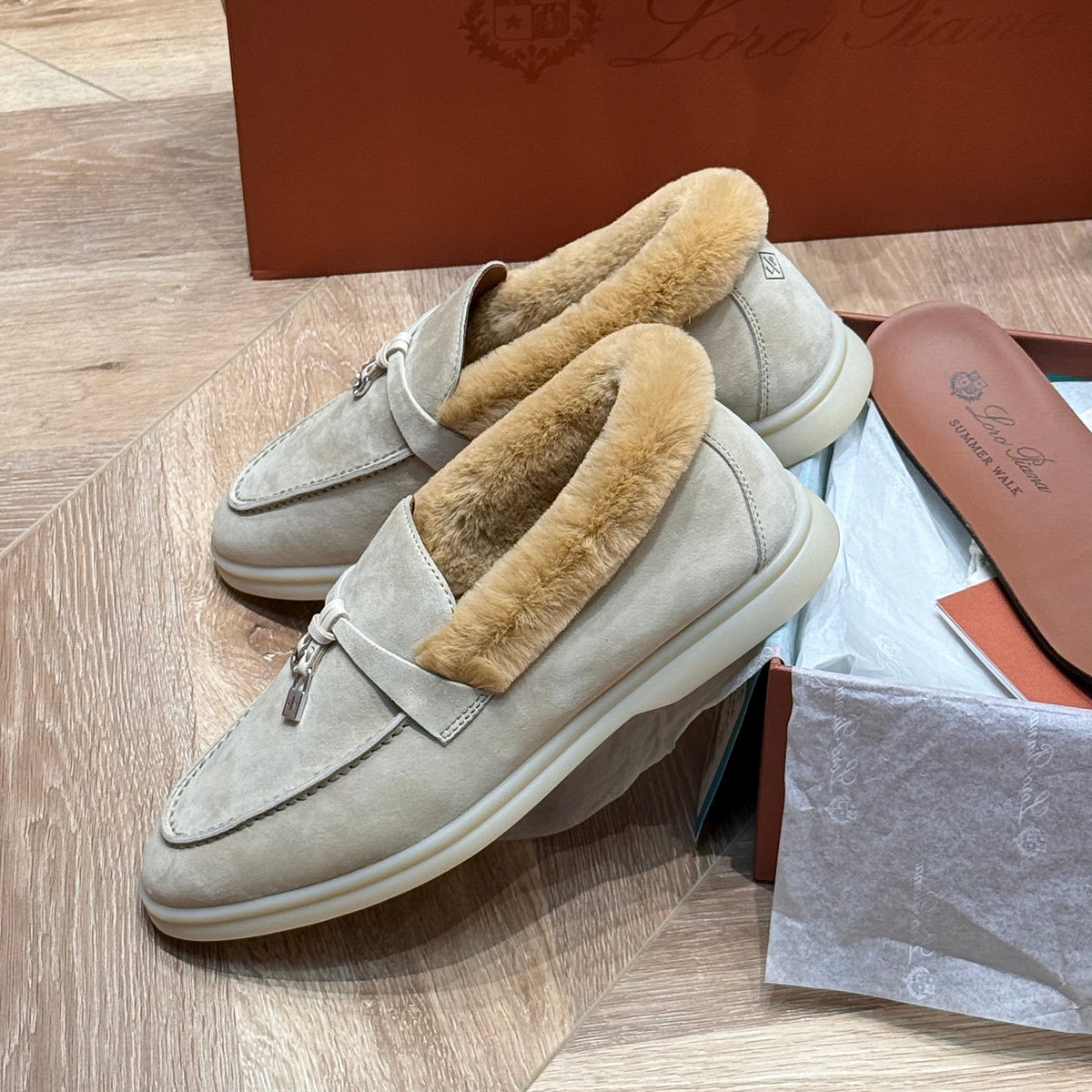 LORO P SUMMER CHARMS LOAFERS