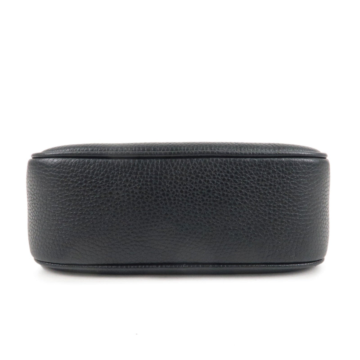 GUCCI SOHO Leather Small Disco Shoulder Bag Black 308364