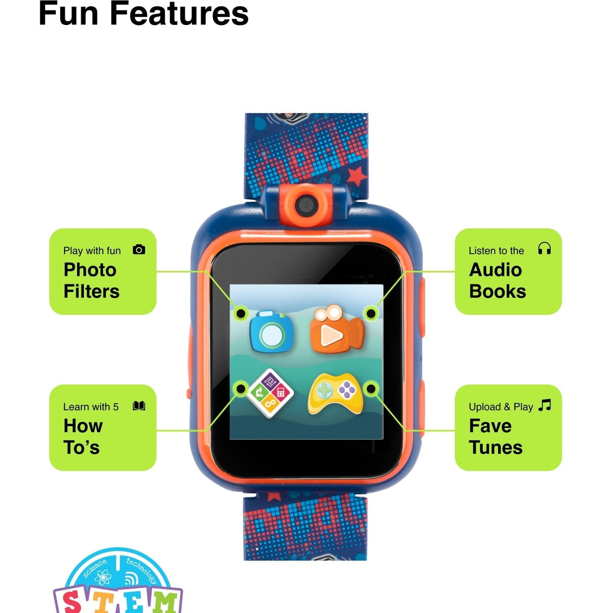 PlayZoom 2 Kids Smartwatch with Headphones: Gamer