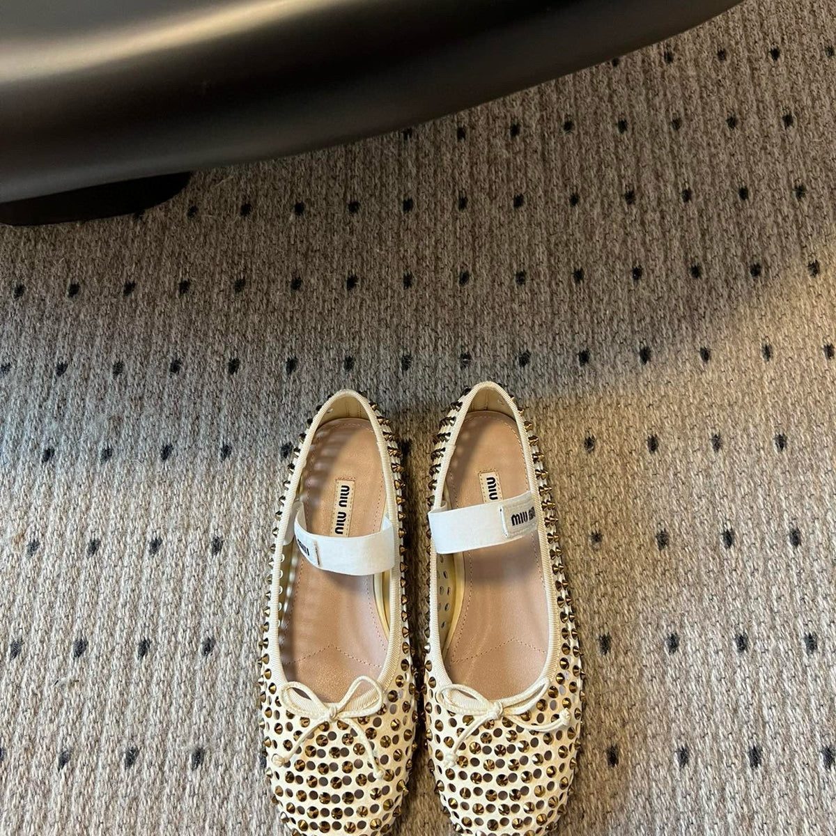 MIU M BALLET FLATS