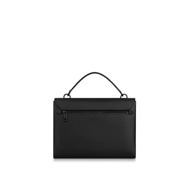 Louis Vuitton MYLOCKME SATCHEL BLACK