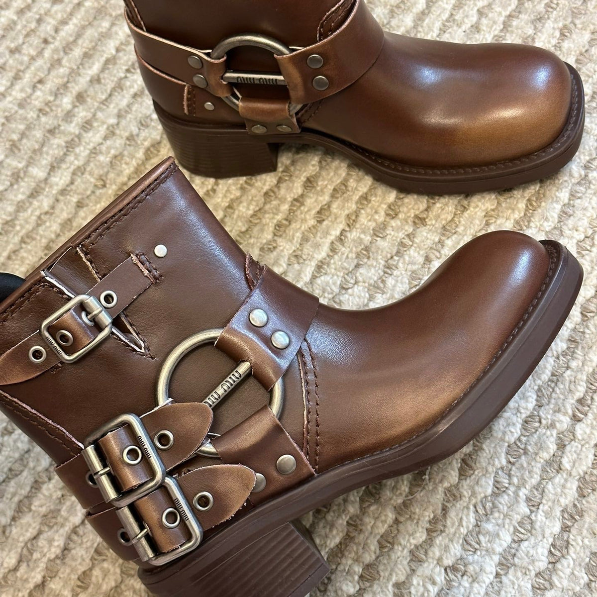 MIU M BOOTS