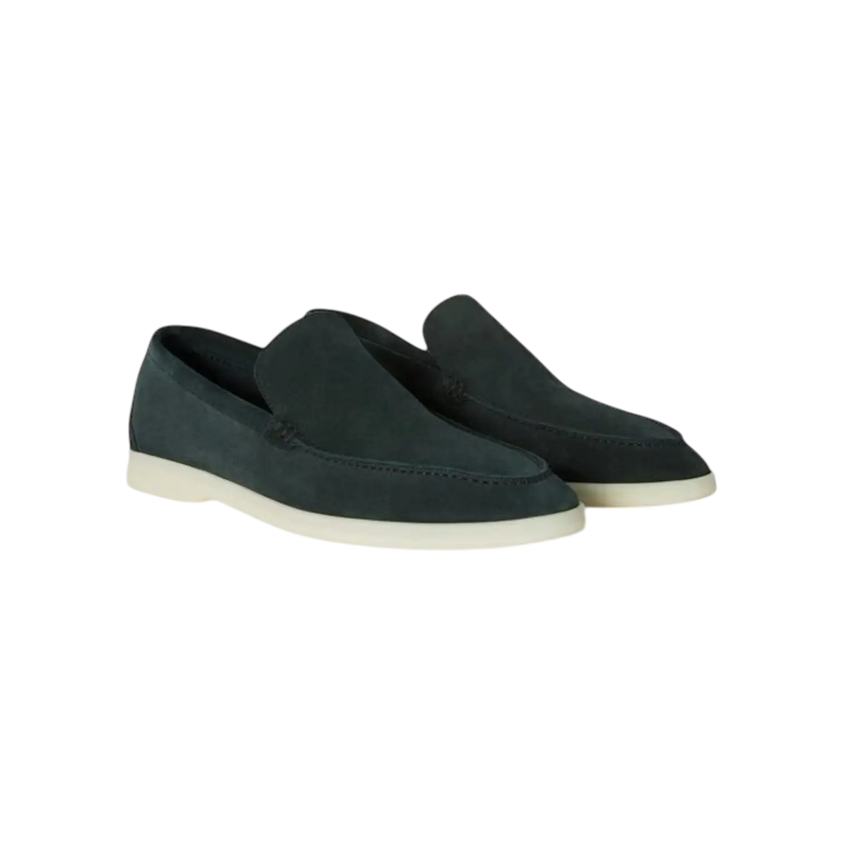 Loro Piana Summer Walk Loafer Dark Green