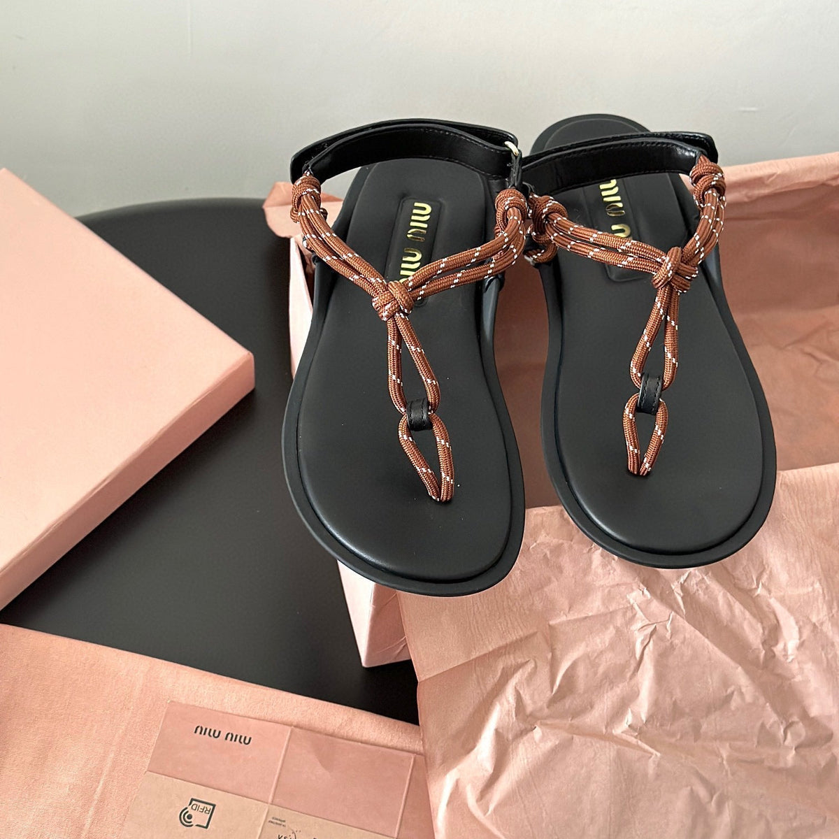 MIU M SANDALS