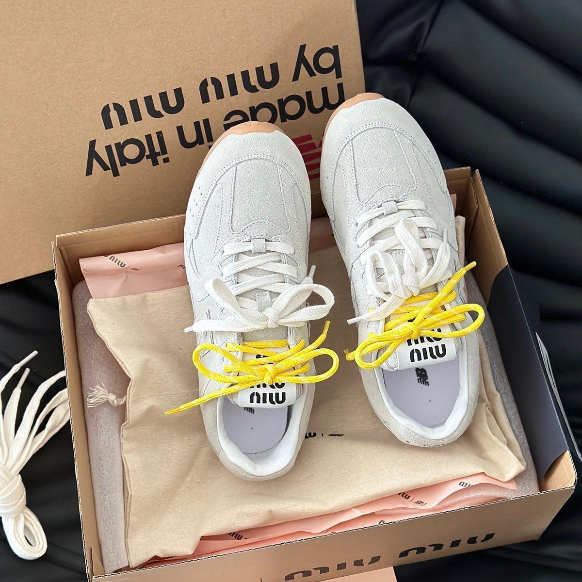MIU M x NEW BALANCE TRAINERS