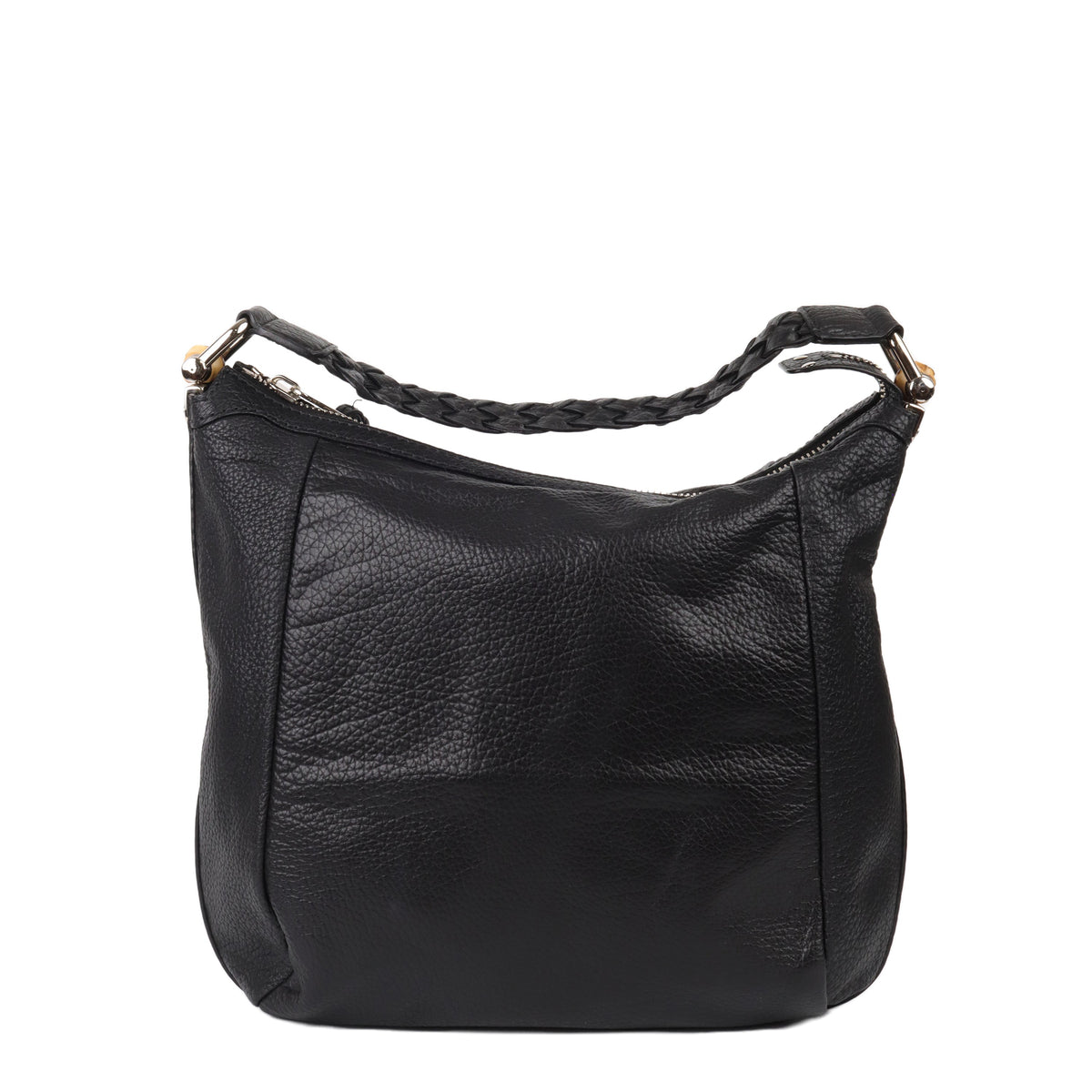 Gucci Bar Braided Bamboo Bag.