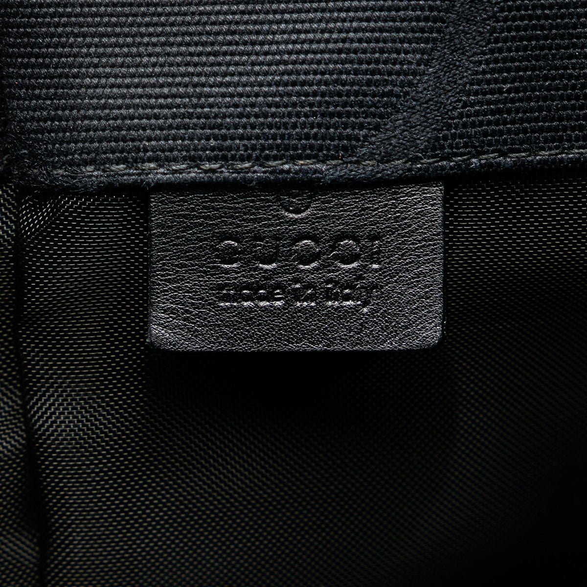 GUCCI G Monogram Canvas Drawstring Sling Bag