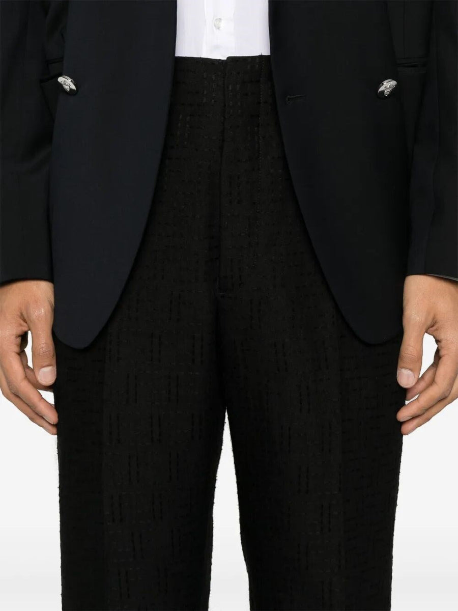 Fendi Men `Ff Jacquard Allover` Pants