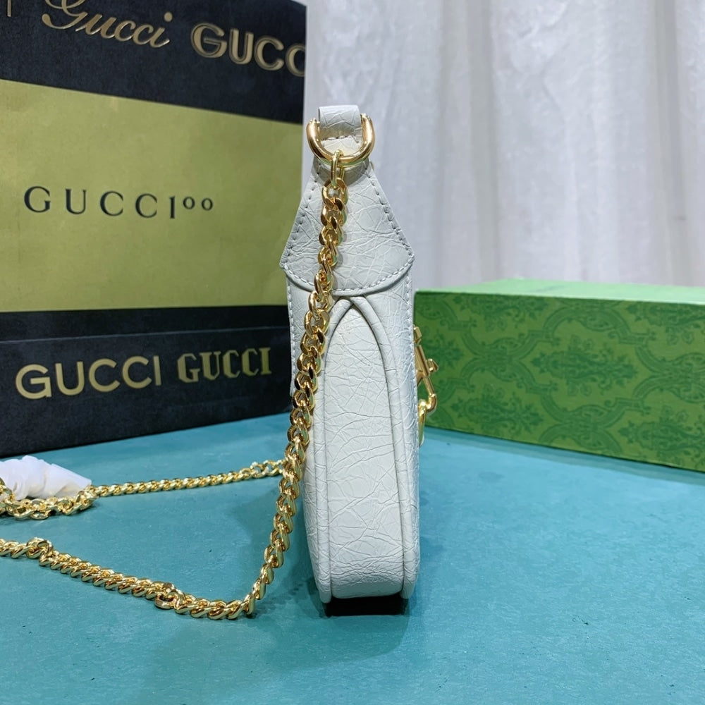 GG JACKIE NOTTE MINI BAG IVORY 19CM 782889 0P50G 9540