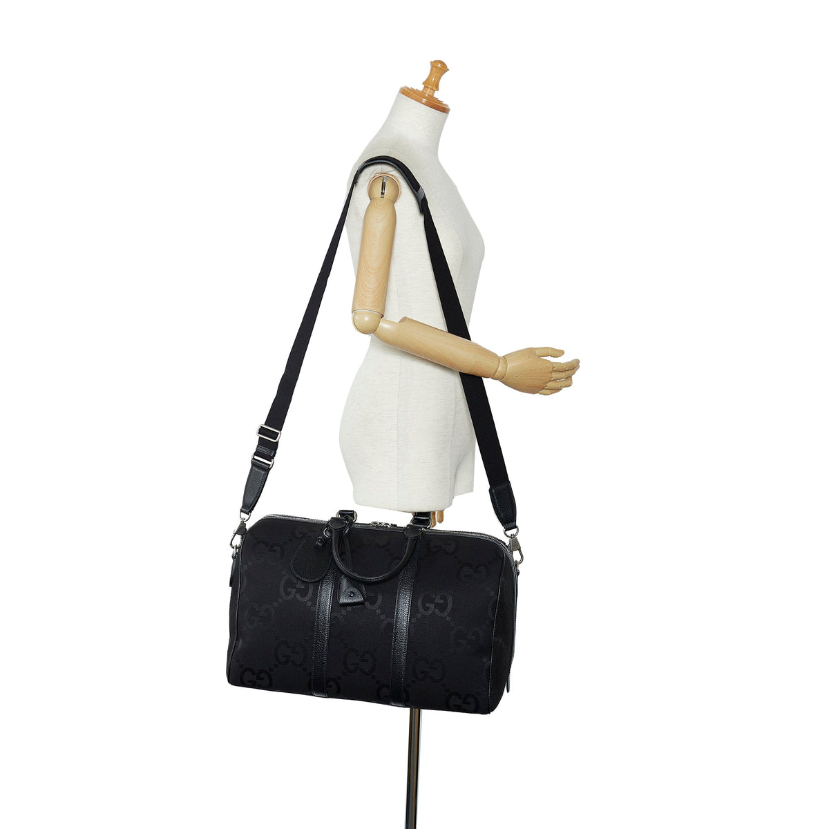 GUCCI Jumbo GG Canvas Duffle Bag